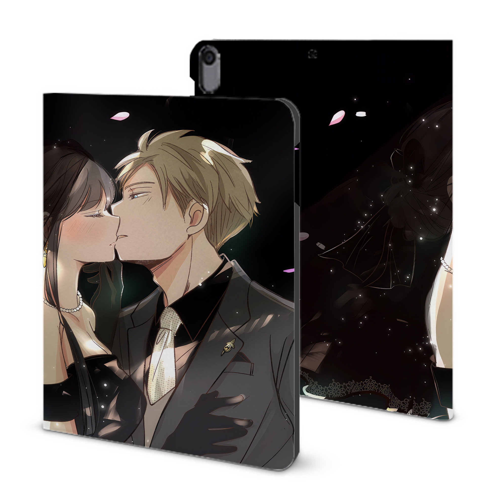 （画像用） SPY×FAMILY间谍家家酒 IPad ケース ブック型 PUレザー TPU 耐衝撃 軽量 薄型 ペン収納なし 全面保護 IPad 各モデル対応